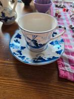 Vero delfts blauw kop en schotel, Antiek en Kunst, Antiek | Servies compleet, Ophalen of Verzenden