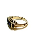 8k gouden ring met amethist, Sieraden, Tassen en Uiterlijk, Ringen, 18 tot 19, -, -, Ophalen of Verzenden