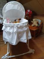 Nieuwstaat Wieg inkl. bekleding, hemel en matras, Demontabel, Ophalen, Zo goed als nieuw, Wieg