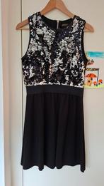 Supertrash jurkje met pailletten - Maat S, Supertrash, Zwart, Cocktailjurk, Ophalen of Verzenden