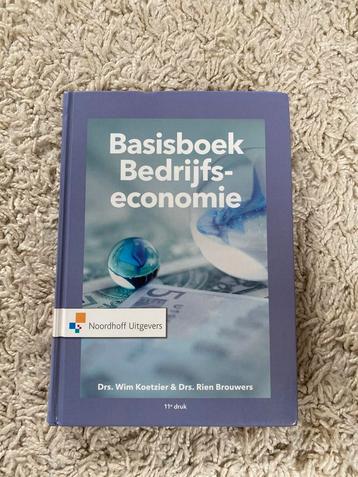 Basisboek Bedrijfseconomie beschikbaar voor biedingen