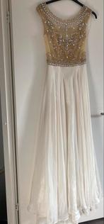 Avond/ gala jurk, Galajurk, Beige, Gedragen, Ophalen