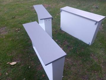 3 stuks ikea Malm bedlades lade grijs 1 meter breed beschikbaar voor biedingen
