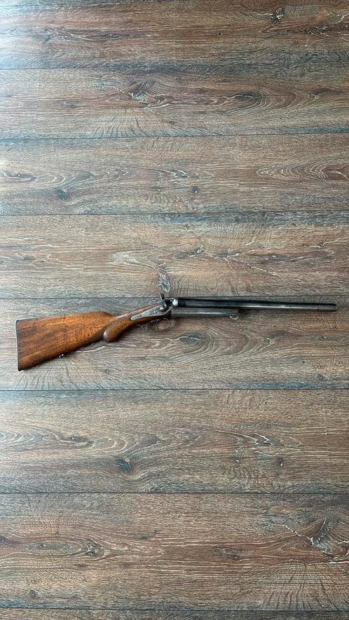 Antieke vrijgestelde Coach gun , Jachtgeweer cal 16, Antiek en Kunst, Antiek | Overige Antiek, Ophalen of Verzenden