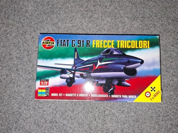 1/72 Airfix Fiat G91 Frecce Tricolori, Hobby en Vrije tijd, Modelbouw | Vliegtuigen en Helikopters, Zo goed als nieuw, Vliegtuig