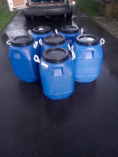 60 liter ton vaatje voerton opslagton, Tuin en Terras, Tuinwanddecoratie, Gebruikt, Ophalen