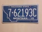 Kentekenplaat Montana Amerika usa., Verzamelen, Auto's, Gebruikt, Ophalen of Verzenden