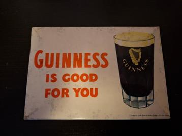 oud glacoid reclamebordje Guinness beschikbaar voor biedingen