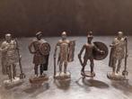 Tinnen/ ijzeren /romeinse soldaten/ replica poppetjes, Ophalen of Verzenden, Gebruikt