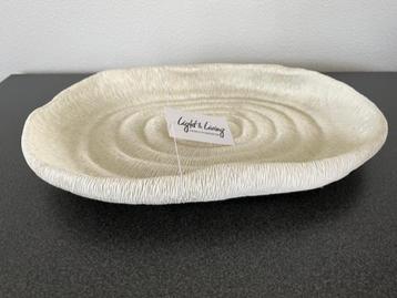 Light & Living Schaal Alaina Crème Nieuw! beschikbaar voor biedingen