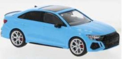 Audi RS 3 2020 Blauw Schaal 1:43 IxoModels Ref IXOMOC331N, Hobby en Vrije tijd, Modelauto's | 1:43, Nieuw, Auto, Overige merken