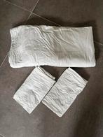 IKEA ÄNGSLILJA Dekbedovertrek, wit, 240x220/60x70, Wit, Dekbedovertrek, Tweepersoons, Ophalen of Verzenden