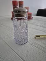 Antiek suiker strooier met zilverkleurige dop, Ophalen of Verzenden