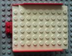 x146c02 (4) red Boat, Hull Smooth Middle 8 x 6 x 3 1-3 with, Ophalen of Verzenden, Gebruikt