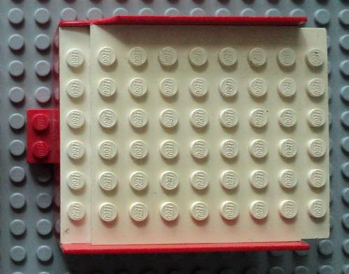 x146c02 (4) red Boat, Hull Smooth Middle 8 x 6 x 3 1-3 with, Kinderen en Baby's, Speelgoed | Duplo en Lego, Gebruikt, Ophalen of Verzenden