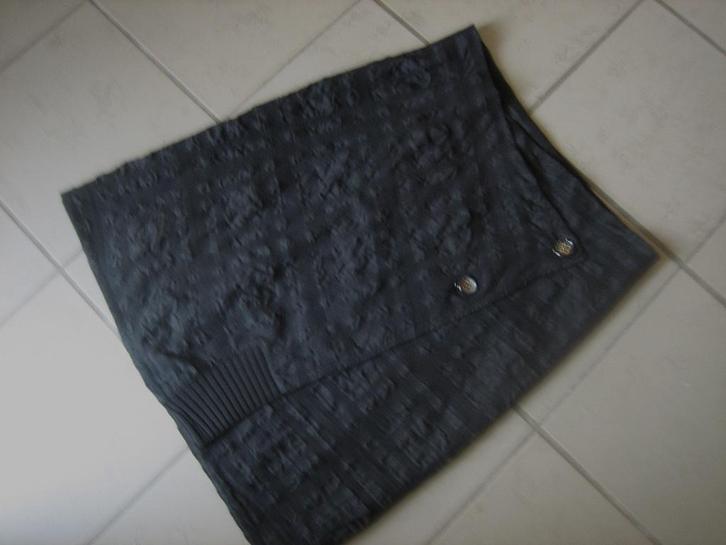 Chique zwarte overslagrok CREA CONSEPT 42-44 Snazzeys, Kleding | Dames, Rokken, Nieuw, Maat 42/44 (L), Zwart, Onder de knie, Verzenden