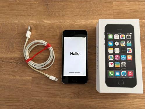 Apple iPhone 5S 16 Gb Space Grey in doos + lader | Netjes, Telecommunicatie, Mobiele telefoons | Apple iPhone, Zo goed als nieuw