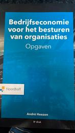 Bedrijfseconomie voor het besturen van organisaties - opgave, Nieuw, Nederlands, Overige niveaus, A. W. W. Heezen