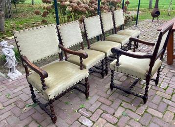 kasteel stoelen 6 stuks beschikbaar voor biedingen