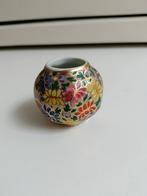 Chinees porseleinen gemberpotje / vaasje met bloemen, Ophalen of Verzenden
