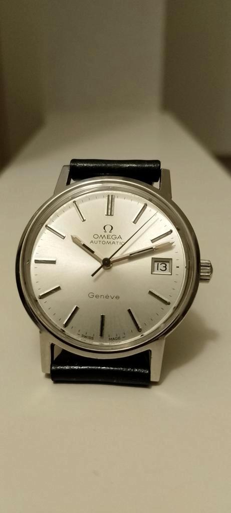 Vintage OMEGA Genève automatisch herenhorloge, Sieraden, Tassen en Uiterlijk, Horloges | Antiek, Polshorloge, Omega, Staal, 1960 of later