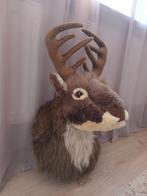 Rendier / eland hoofd pluche, Diversen, Kerst, Ophalen of Verzenden, Zo goed als nieuw