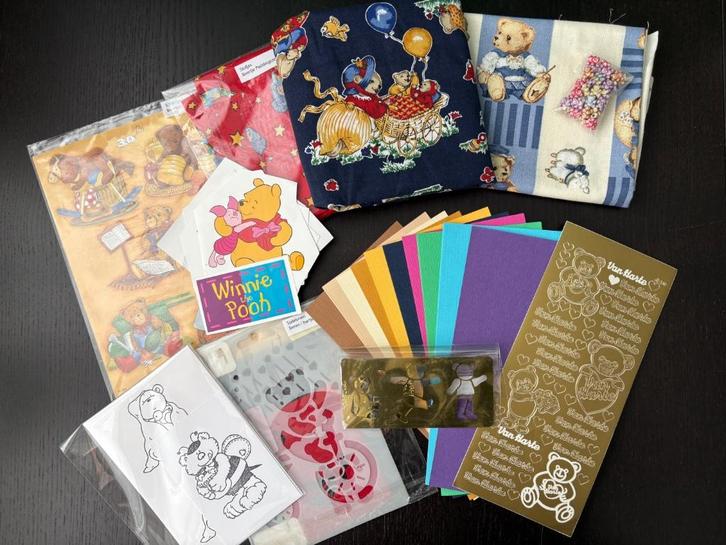 Hobbypakket beren (prijs = incl verzendkosten), Hobby en Vrije tijd, Knutselen, Zo goed als nieuw, Materiaal, Ophalen of Verzenden