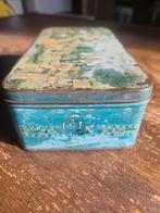 Vintage Beschilderde Blikken Doos, Antiek en Kunst, Ophalen of Verzenden