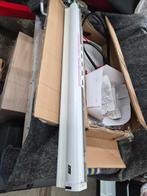 Te koop gebruikte Luxaflex electrische en handm. lamellen., 150 tot 300 cm, Ophalen of Verzenden, Gebruikt, Knikarmscherm