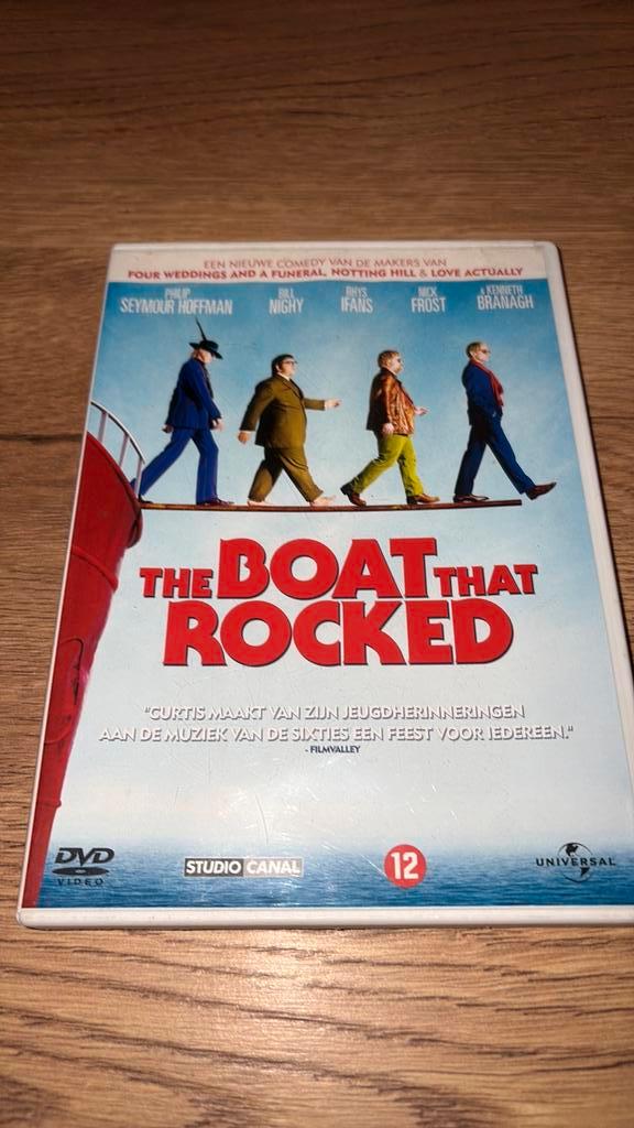 The Boat that Rocked met Philip Seymour Hoffman., Cd's en Dvd's, Dvd's | Komedie, Zo goed als nieuw, Actiekomedie, Vanaf 16 jaar