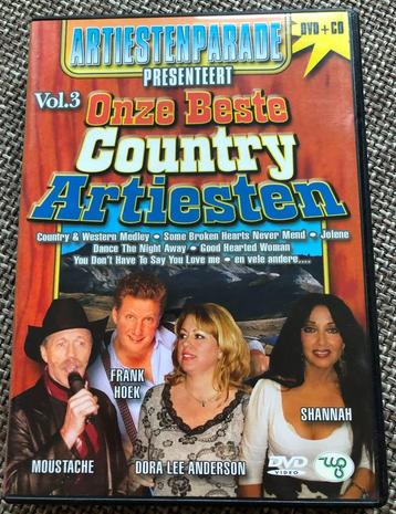 DVD + CD Onze Beste Country Artiesten vol 3 beschikbaar voor biedingen