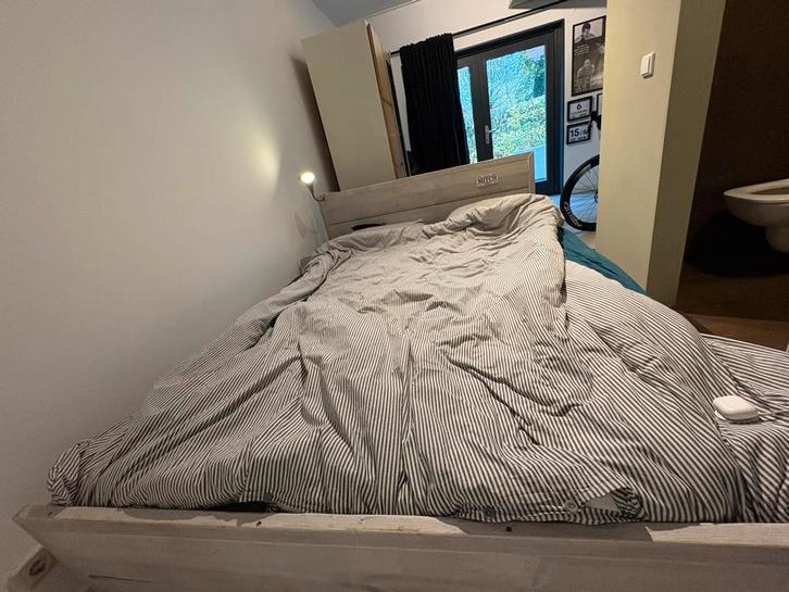 Tweepersoonsbed 160x220 cm - Zeer Goede Staat!, Huis en Inrichting, Slaapkamer | Bedden, Zo goed als nieuw, Tweepersoons, 160 cm