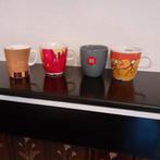 Douwe Egberts kopjes, Ophalen of Verzenden, Zo goed als nieuw, Overige stijlen, Kop(pen) en/of Schotel(s)