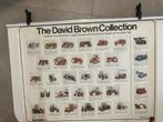 David Brown Collection, grote poster met alle modellen, Ophalen of Verzenden, Zo goed als nieuw, Film en Tv
