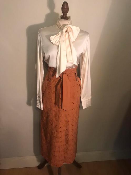 CAROLINE BISS MAXI ROK COTTON BRIC, Kleding | Dames, Rokken, Zo goed als nieuw, Maat 36 (S), Overige kleuren, Onder de knie, Verzenden