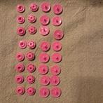 Kam snaps - color snaps - kunststof drukknopen 13mm (8st), Ophalen of Verzenden, Nieuw, Knoop of Knopen