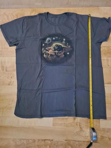 5x T-Shirts maat L met leuke design prints beschikbaar voor biedingen