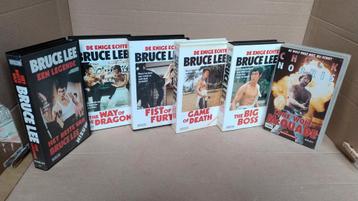 6 VHS filmbanden martial arts 5x Bruce Lee & 1x Chuck Norris beschikbaar voor biedingen