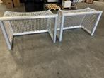 Aluminium voetbaldoel 120x80cm wit, Sport en Fitness, Voetbal, Overige typen, Zo goed als nieuw, Ophalen