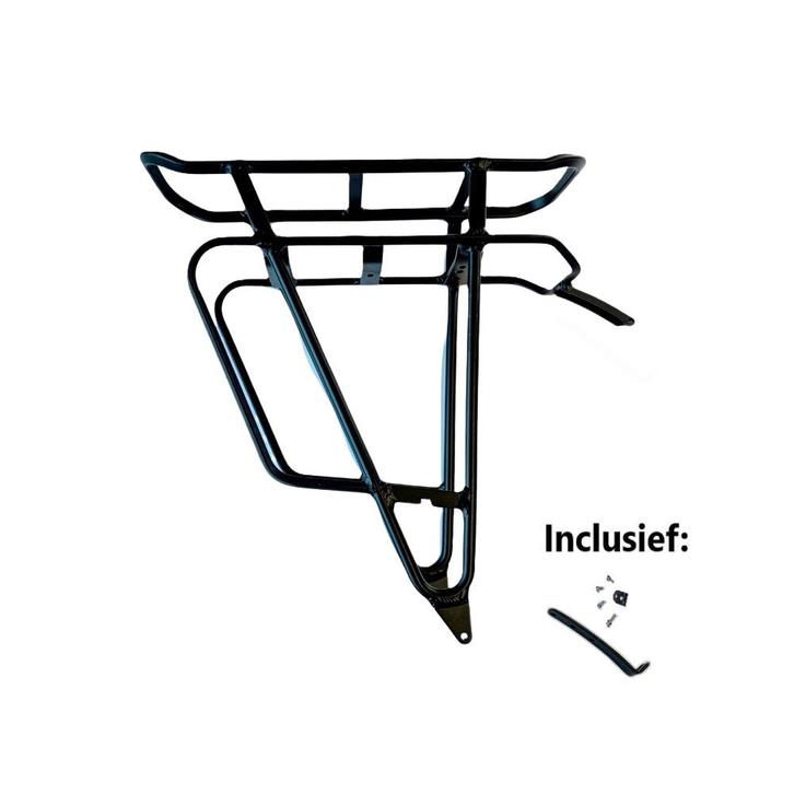 Stella Bagagedrager 20 kg Mat Zwart, Fietsen en Brommers, Fietsaccessoires | Fietstassen, Nieuw, Verzenden