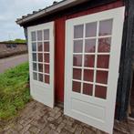 Hardhouten tuindeuren, Ophalen, Gebruikt, Buitendeur, 200 tot 215 cm