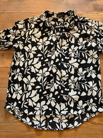 Top, shirt, blouse, zwart/wit van Pescara. Maat M/38. Nieuw! beschikbaar voor biedingen