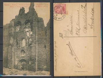 Ypres Yperen 1921 Kerk St,Peter,s Ansichtkaart 939a jdu beschikbaar voor biedingen