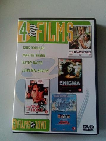 4 Top Films Killing Fields, Enigma, War at Home enz. beschikbaar voor biedingen