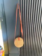 Boho rieten schouder tasje, Ophalen of Verzenden, Nieuw, Beige
