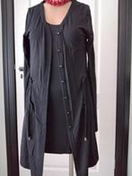 Riani Zwarte Jurk met Vest - Maat M, Kleding | Dames, Maat 38/40 (M), Ophalen of Verzenden, Zo goed als nieuw, Knielengte