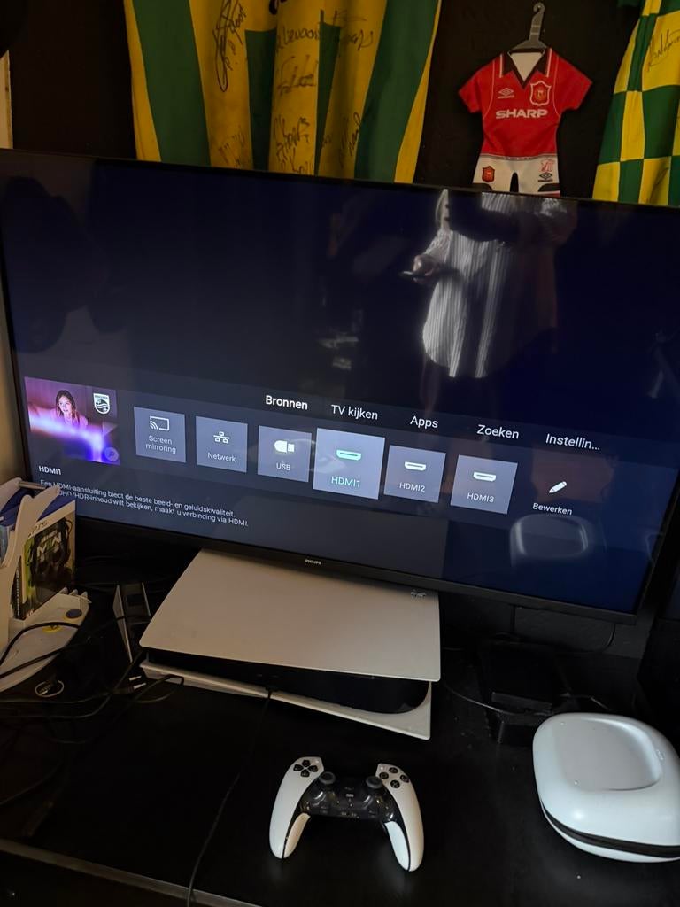 Philips led tv smart 43 inch, Ophalen, Philips, LED, 50 Hz