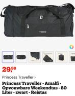Princess Traveller reistas zwart 80 L, Wieltjes, 30 cm of meer, Zwart, Minder dan 35 cm