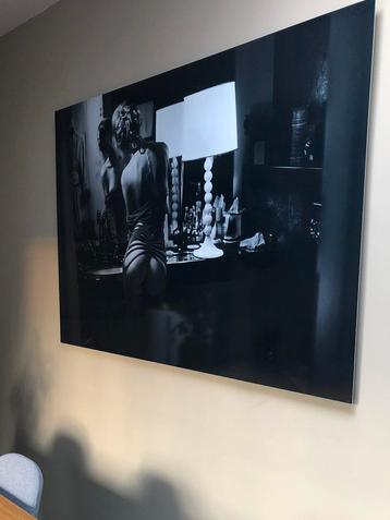 Groot schilderij op dibond beschikbaar voor biedingen