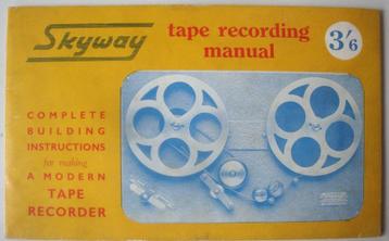Skyway Tape Recording Manual Complete building instructions  beschikbaar voor biedingen
